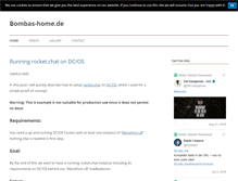 Tablet Screenshot of bombas-home.de